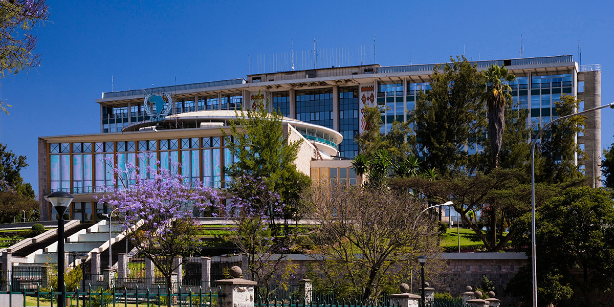 Africa Hall in Addis Ababa, Ethiopia