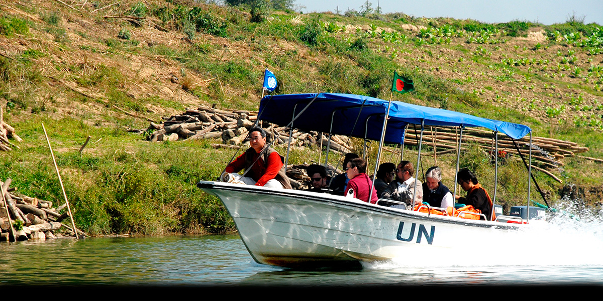 UN on the move - traversing the waterways