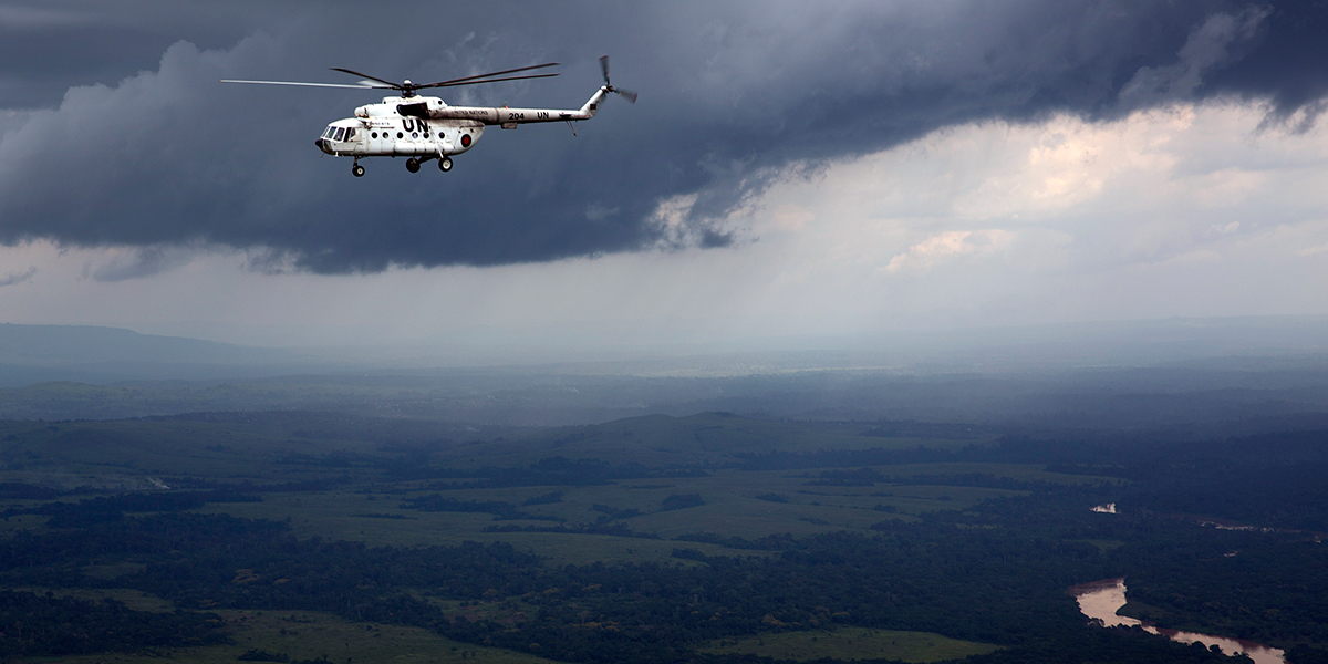 UN on the move - braving thunderclouds